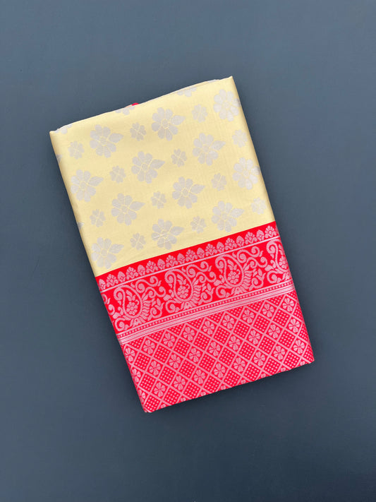 Chikku Red Saree Traditional Touch with a Modern Hue