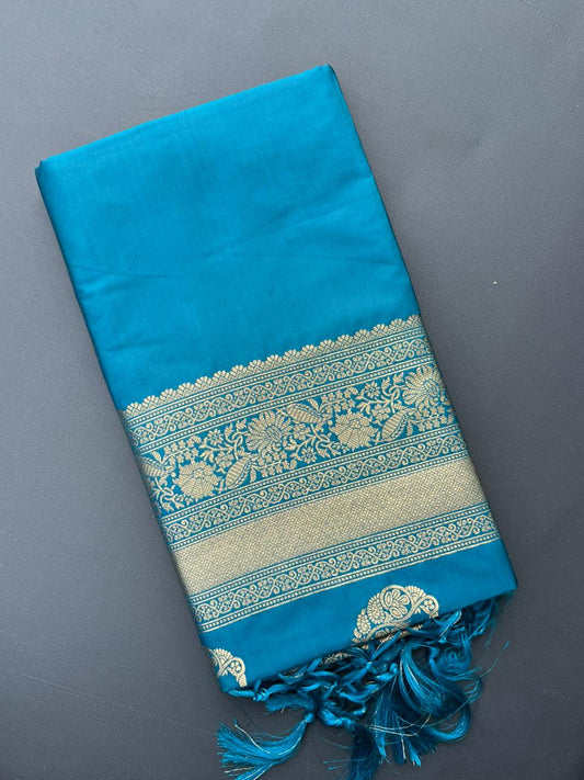 SKY SOFT SILK BANARASI SAREE