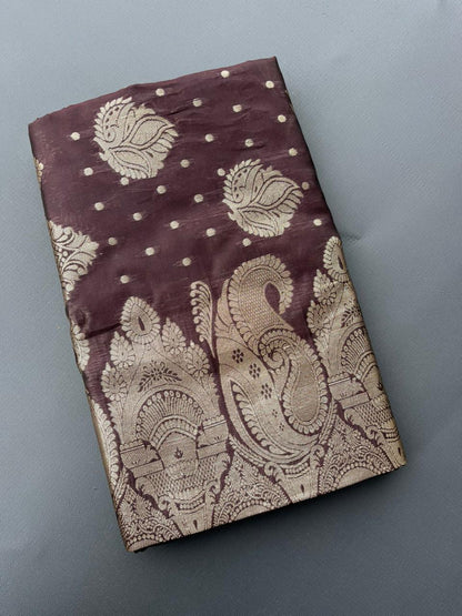 MAROON SOUTH KANJIVARAM SILK SAREE