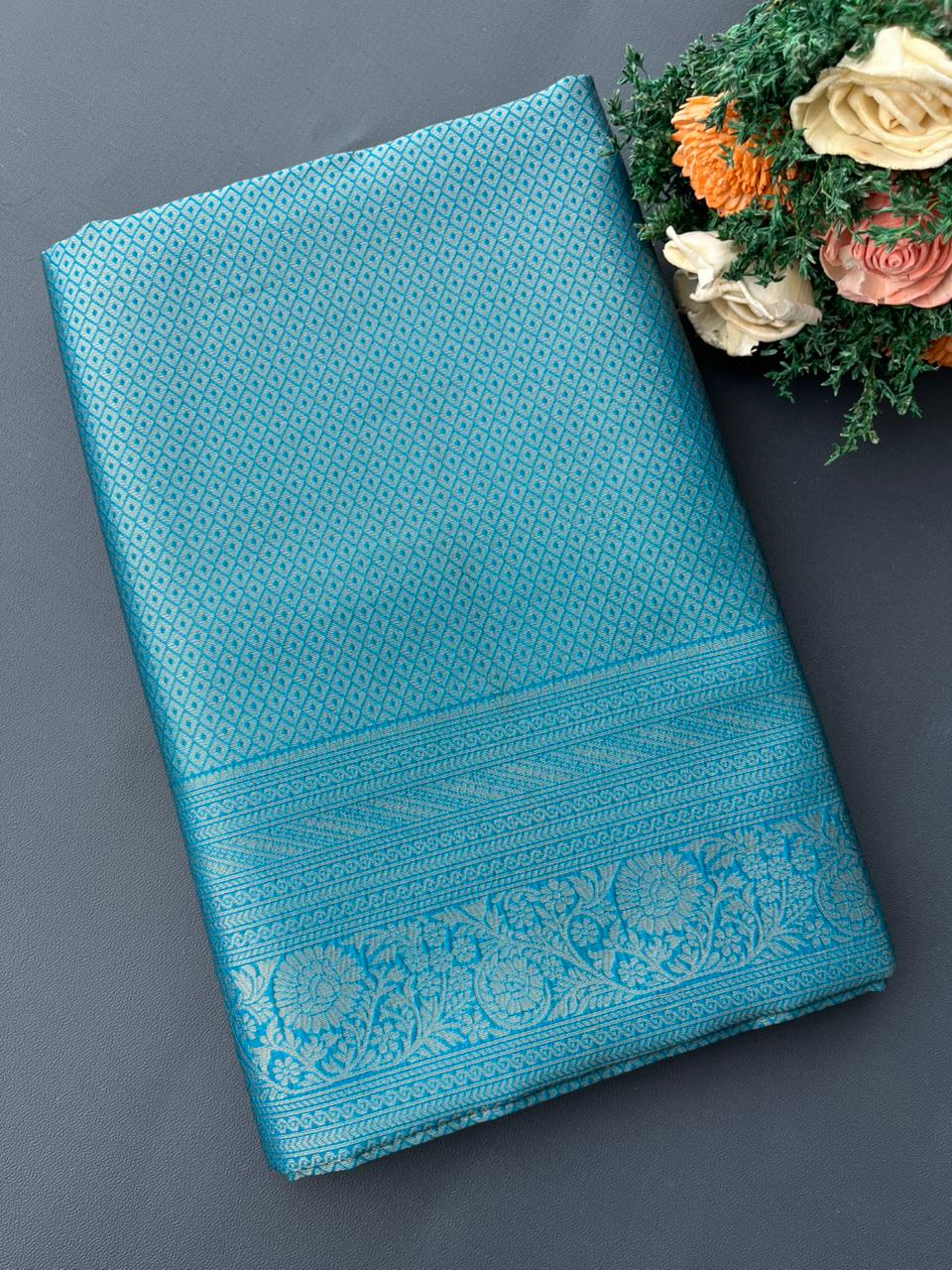 sky kanjivaram silk saree