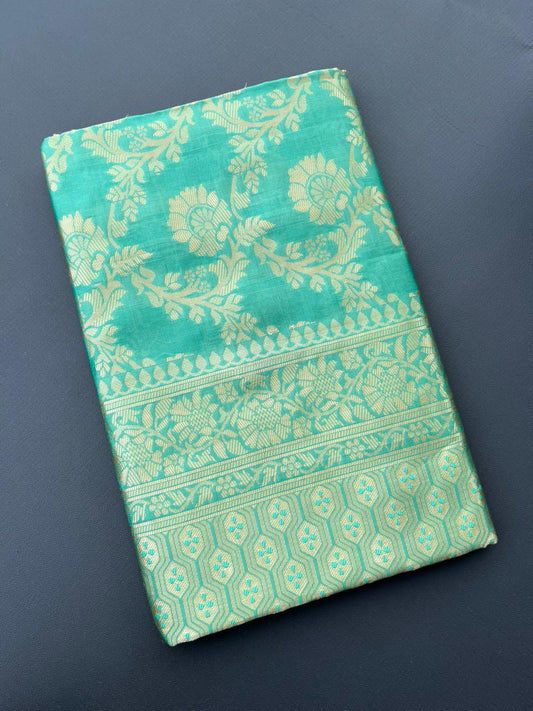 GREEN LICHI SILK SAREE