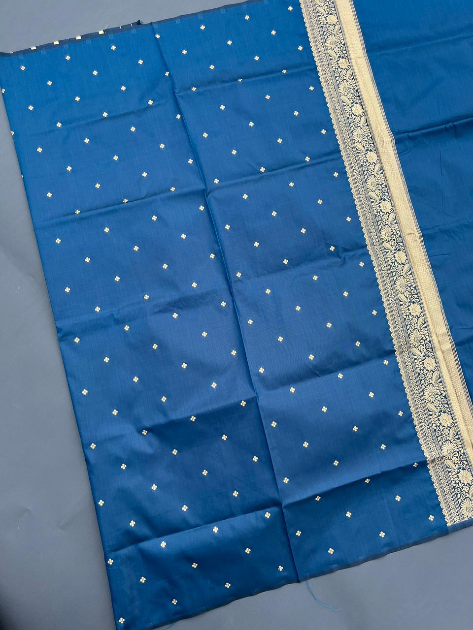 blue sky soft banarasi silk saree