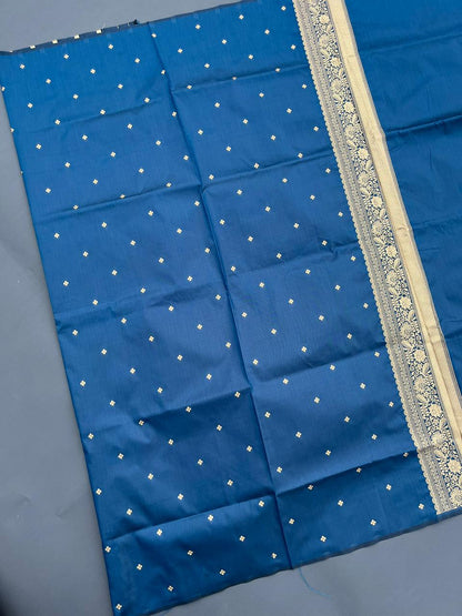 BLUE SKY SOFT BANARASI SILK SAREE