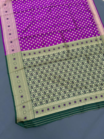 PURPLE PAITHANI SILK SAREE