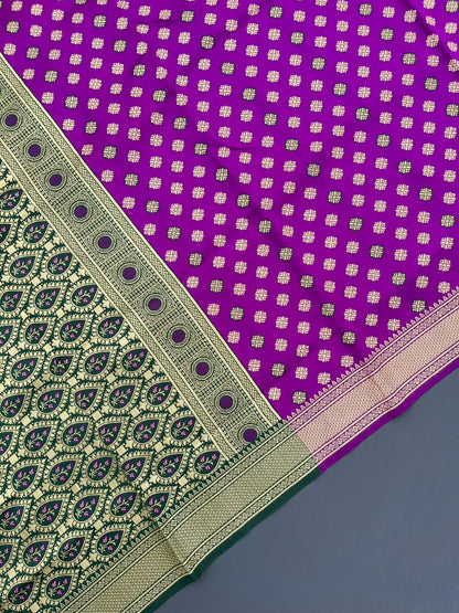 PURPLE PAITHANI SILK SAREE