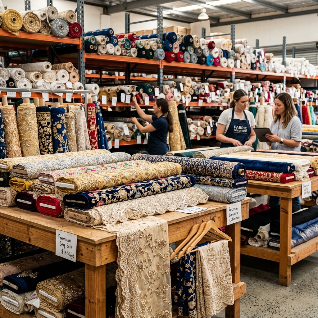Cutwork Fabric Rolls