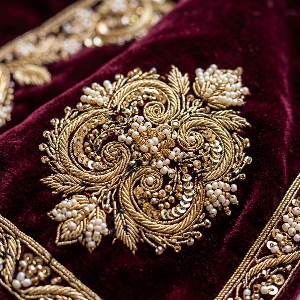 Precision Zardozi Motifs