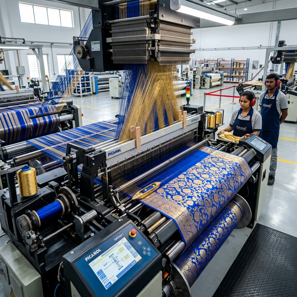 High-Speed Jacquard & Loom Weaving